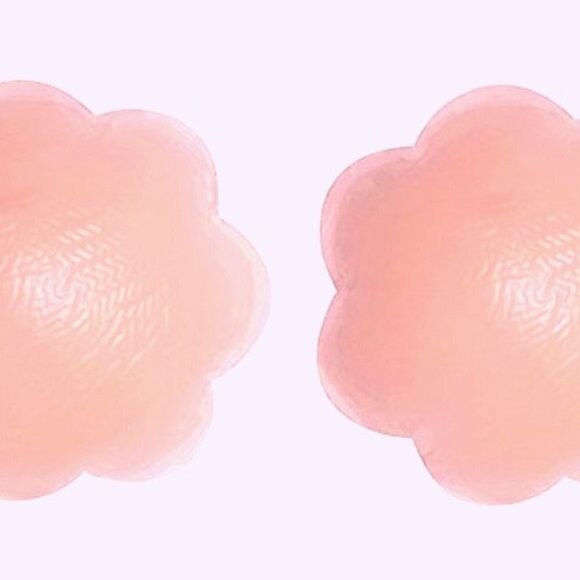 Silicone Pasties  Nipple Covers Go Braless with Class, Reusable S/M - Picture 3 of 3